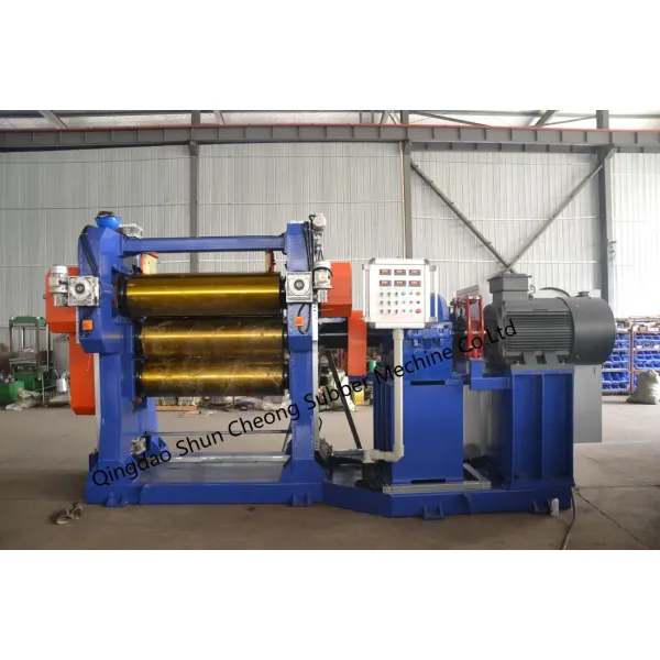 Long Life Four Roll Rubber Sheet Calendering Plant