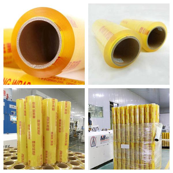 PVC Biodegradable Cling Film Special Formula White Mushroom Biodegradable Cling Wrap