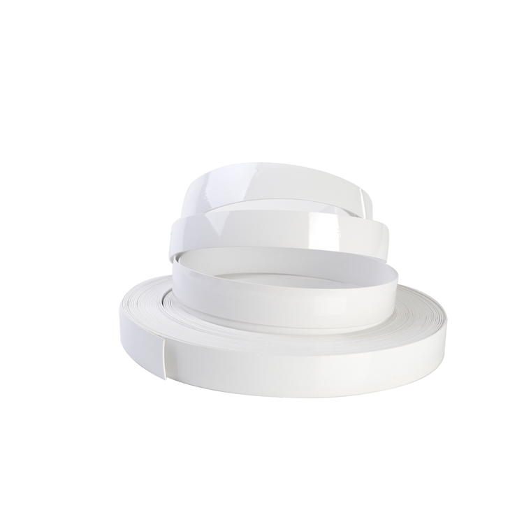 Custom High Gloss White PVC Edge Banding Strip Waterproof Edge Protector with Custom Width 12mm~620mm