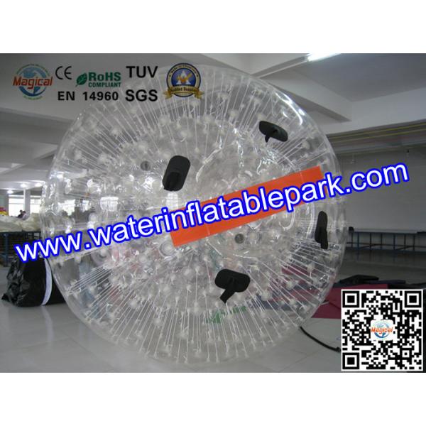 Funny Commercial Interesting Inflatable Blue Land Zorb Ball 3m x 2m