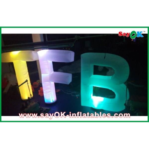 Письма цветастой гигантской раздувной ткани Оксфорда письма раздувные