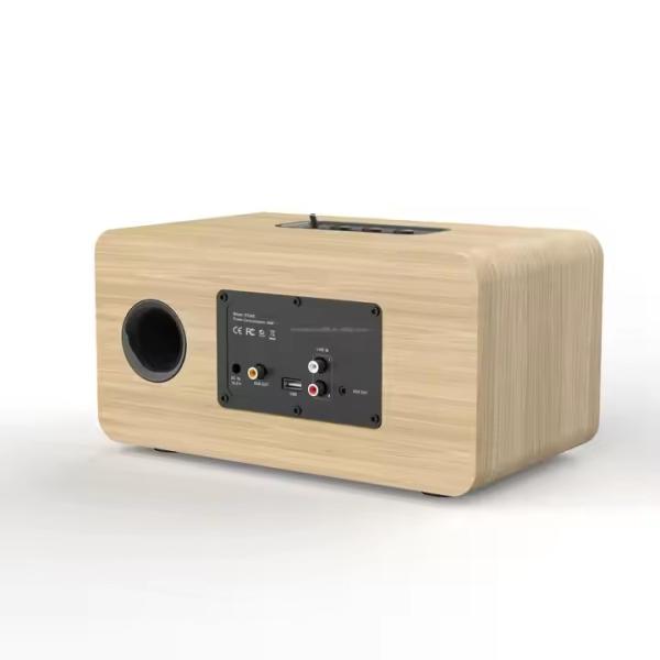2チャンネル 2.0 ワイヤレスポータブルBluetoothスピーカー バッテリー電源とUSB接続