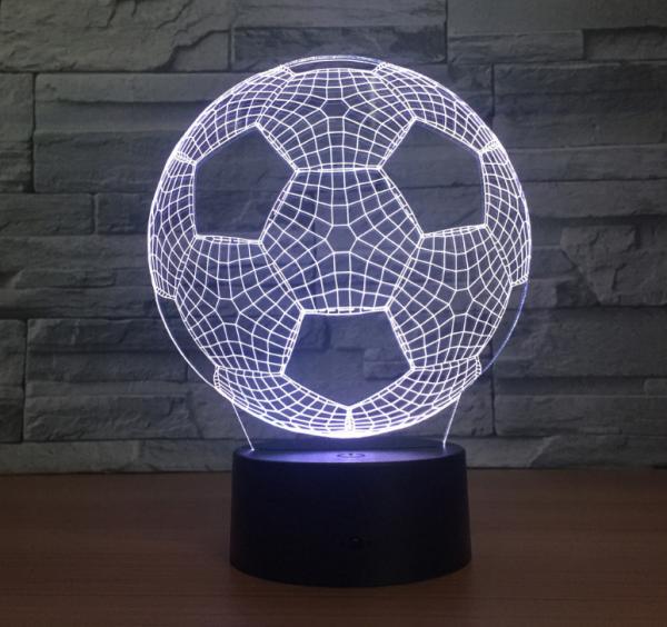 Football 3D LED Night Light 7 Colors Change with Remote Control As Christmas Gifts For Baby Room Decoration