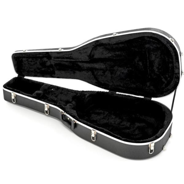 Black ABS Foam Dreadnought Guitar Case / Hard Shell Guitar Case Acoustic