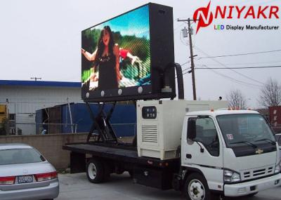 Full Color P10 SMD Truck Mobile LED Sign Rental With Multi Control Systems