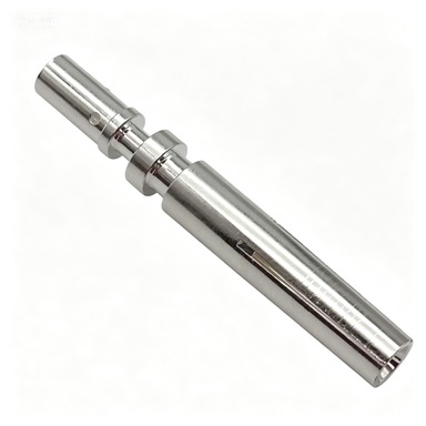 Red Copper Electrical Terminal Connector Male Type for New Energy Vehicle EV Charging Pile Customized Service