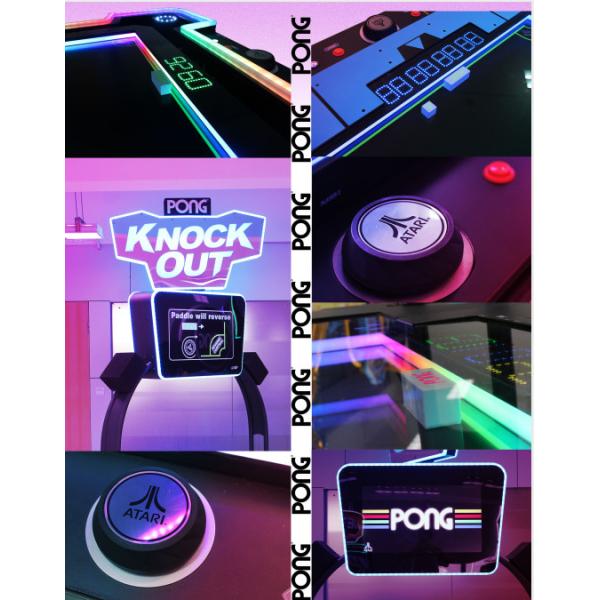 Версия Унис Атари Понг 4п ягнится машина аркады хоккея воздуха 6 месяцев гарантии