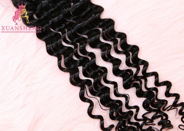 10A 4x4 Lace Closure , Virgin Brazilian 4x4 Malaysian Curly Hair Transparents Lace Closure