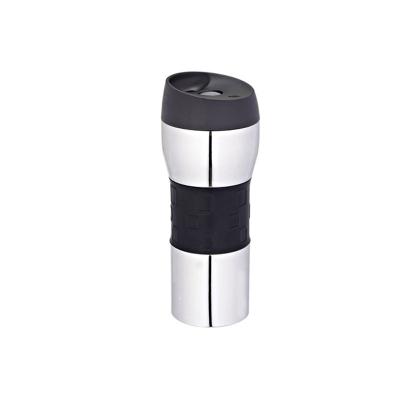 400ml inner PP Outer stainless steel slim travel mug new design