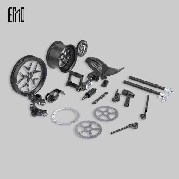 INCA SA027 Kit complet de personnalisation à bras unique Fit：Softail 2007-2017/2018-2023 Réglable