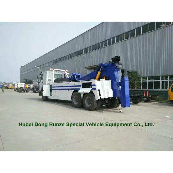 HOWO 50 Ton Heavy Duty Rotator Wreckers Tow Truck With 360 Degree Rotation