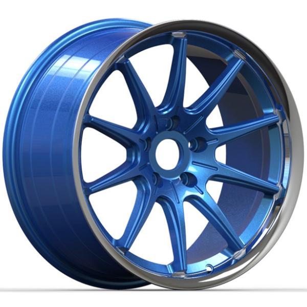 18 flujo del negro de la pulgada 5×114.3 de la pulgada 19 que forma bordes forjados del coche