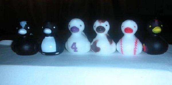 Soft Aborigines Shape Assorted Rubber Ducks , Personalised Rubber Ducks With Names On