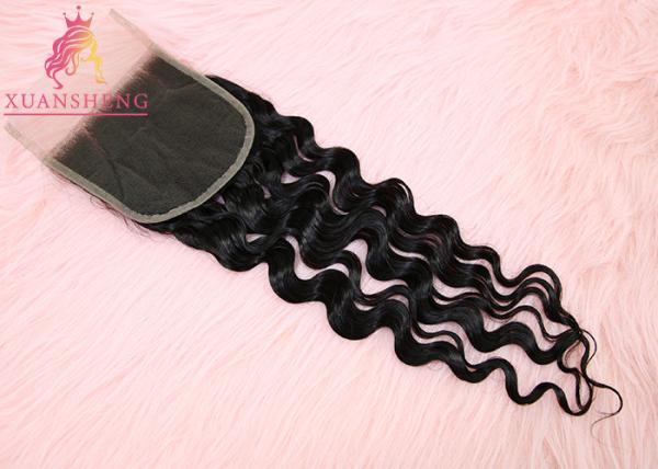 100% Virgin Raw 5x5 Lace Closure Unprocessed Hair Loose Wave No Shedding And No Tangle