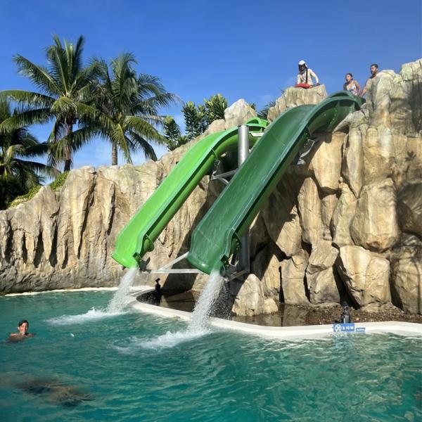 Parcs d'attractions d'usine Glissières commerciales d'eau Glissière à grande cuve d'eau