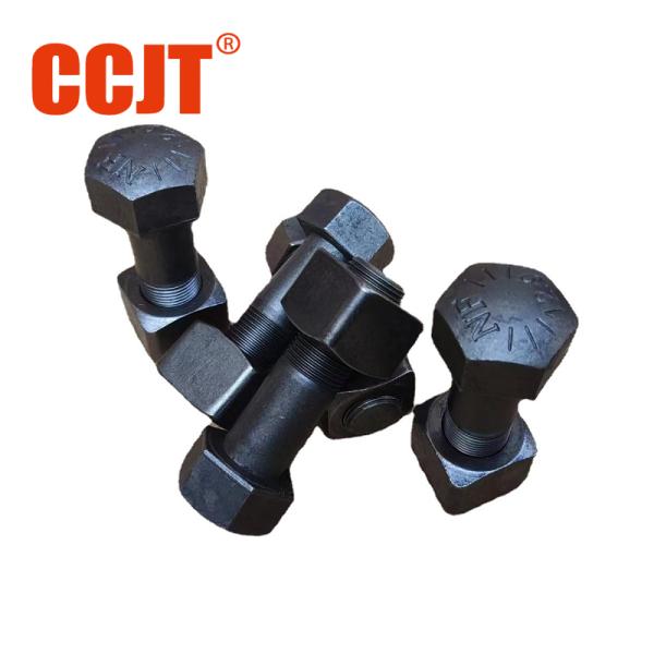 Heavy Type Material Reasonable Excavator Track Bolts 400MM BOLT Rubber Mount Pad