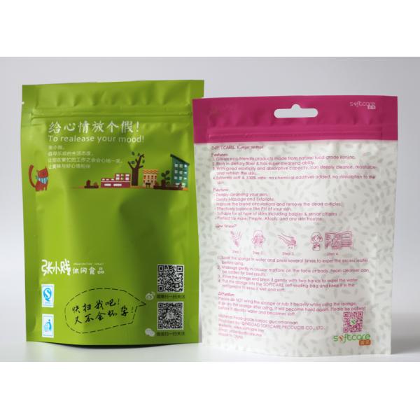 Clear Window Stand Up Pouch Packaging , Aluminum Foil Stand Up Pouch Eco Friendly