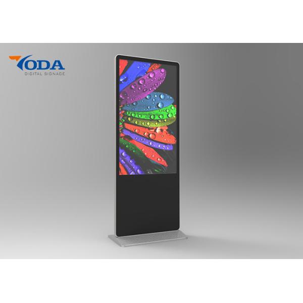 OEM Indoor Application Touch Screen Advertising Displays Floor Standing Kiosk