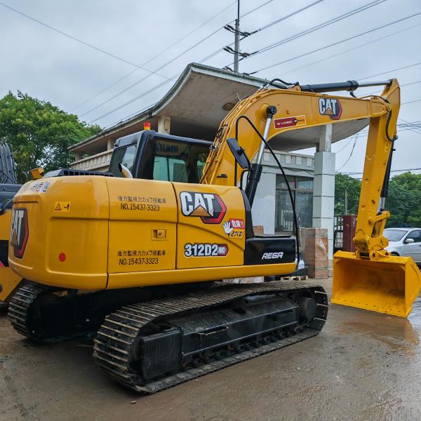 12 Ton Used Crawler Excavator Cat 312d Second Hand 0.8m3 Bucket Capacity
