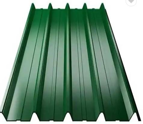 PVDF 40 anos Telhado metálico RAL6005 PPGL AZ150 0.60 Chromadek IBR Chapa de aço texturizada Matt Z275 PPGI