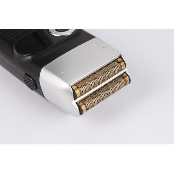 Два независимых плавучих головки LCD дисплей показать емкость батареи человек электрический бритва