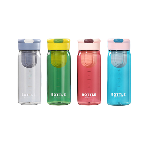 High Temperature Resistance Tea Filter Water Bottle for Student's Outdoor Activities
