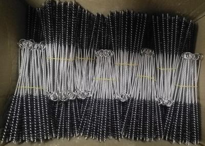Nylon Twisted Pipe Cleaning Brush / Wire Cleaning Brush 10MM Outer Diameter