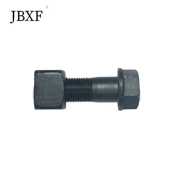 Space Saving Dozer Track Bolts Plain Finish For Narrow Undercarriages