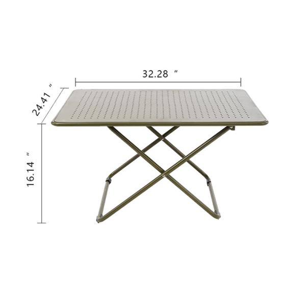 Lightweight Aluminum Fold Up Camping Table 30kg Capacity