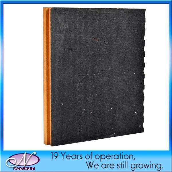 Panel acústico de lana tipo paneles acústicos de madera perforados para techos y paredes