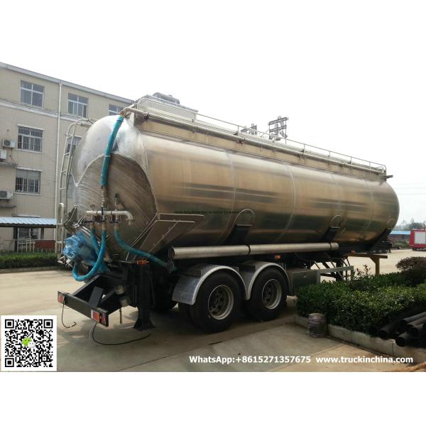 Aluminum Alloy  Wheat Flour Bulk Tanker with Tipping Hydraulic Cylinder (6000USG-10000USG ）whApp:+8615271357675