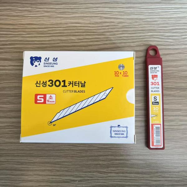 Cuchillas de cortador de 9 mm Cuchillas de relleno de plata de 9 mm de ancho para cortar películas profesionales de automóviles