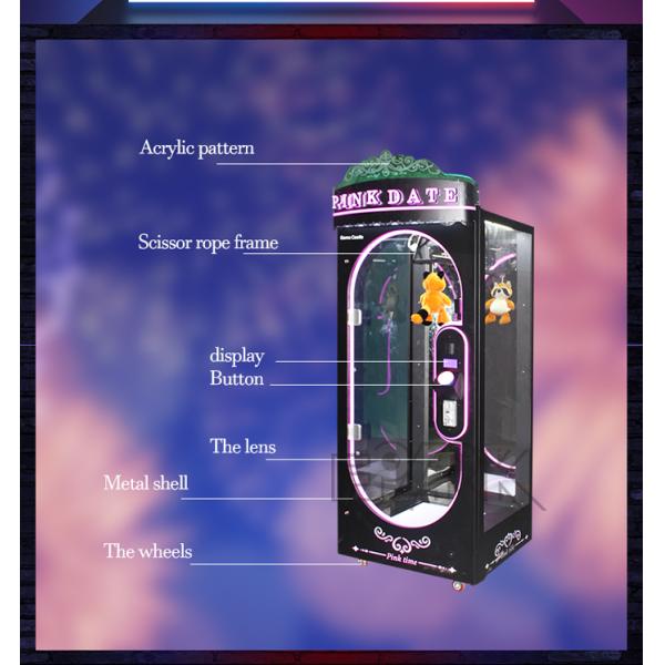 1 Player 3S Pink Date Prize Cut Rope Game Claw Machine