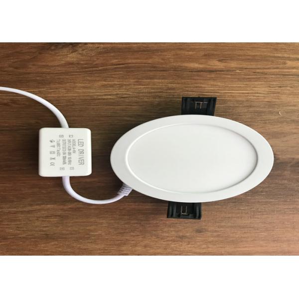 6 Watt Ultra Thin Recessed Led Lighting , 4000k 500lm Office Led Panel Light