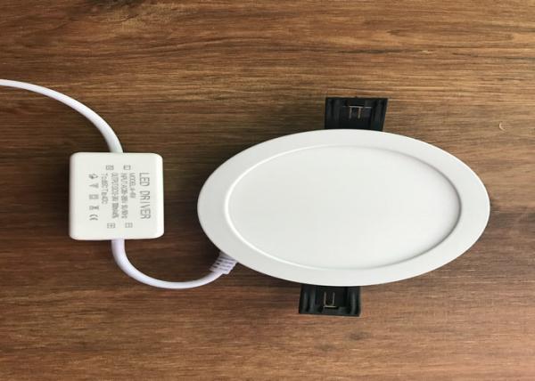 6 Watt Ultra Thin Recessed Led Lighting , 4000k 500lm Office Led Panel Light