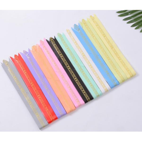 Напечатанная любовь вы затрудняете ленту 5cm x 75cm смычка тяги Organza подарка