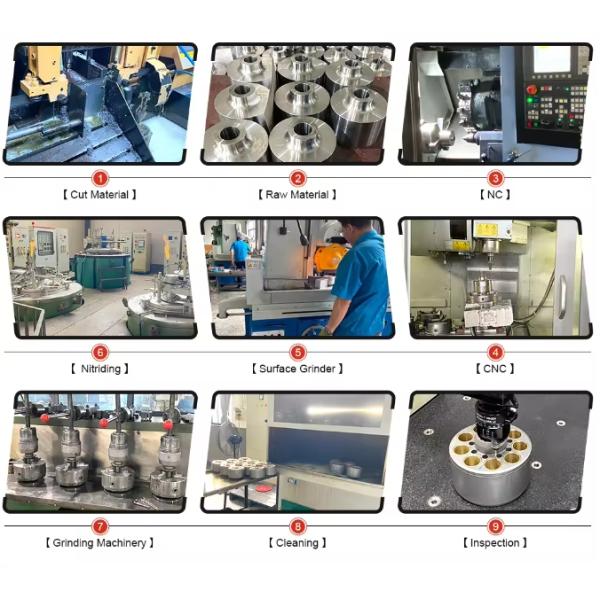 Части гидравлического насоса экскаватора KYB MAG170 MAG-170VP MAG-18 MAG-33 Цилиндровый блок для кобелко SK250-8 SK200-8 CASE CX210