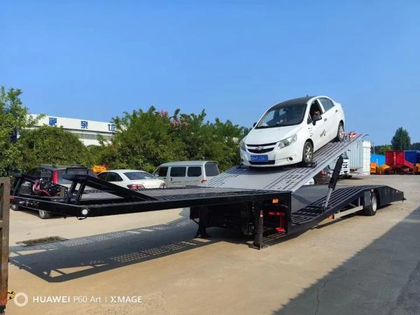 Tire Triangle/Double Star/Double Money Nice Semi Trailer for Vehicle/Car Transport Carrier