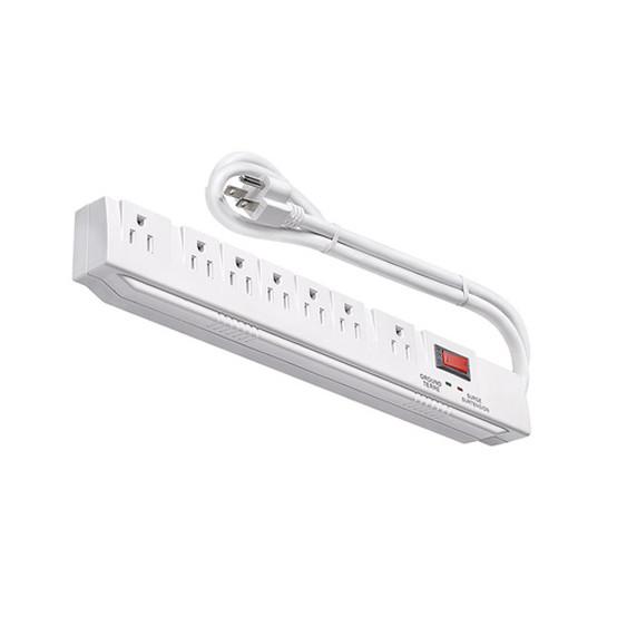 7 outlet Power Strip and Extension Socket With 15A Circuit Breaker Surger Protector