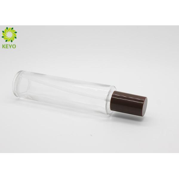 Clear Cosmetic Packaging Round Empty Lotion Containers With Lotion Pump