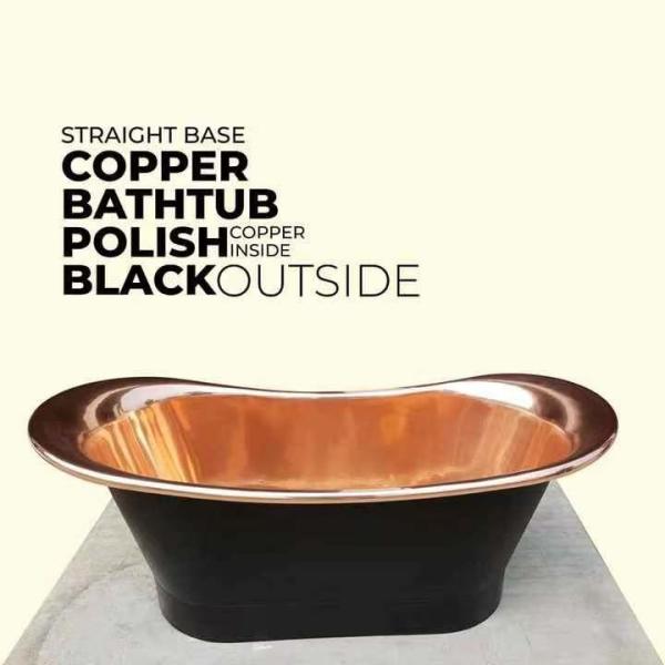 Ванна роскошной Freestanding ванны Handmade медная Tarnish устойчивое
