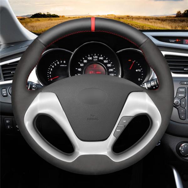 PU Leather Steering Wheel Cover for Kia K3 Ceed Forte Koup Forte5 Cerato 2013-2017