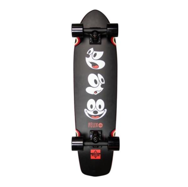 Dusters California Skateboards Felix Mood Black / Glow Complete Skateboard