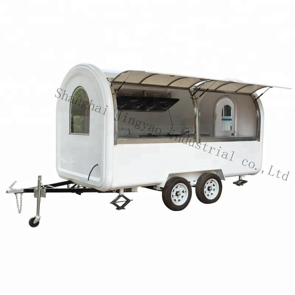 Electric System Lights Customized Pizza Coffee Ice Cream Food Trailer Truck with Ce