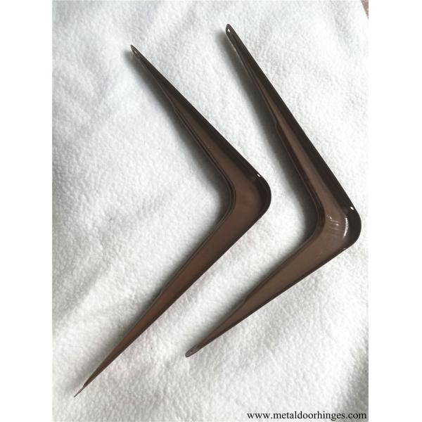 Manufacturer Wholesale  90 Degree Brown  Steel Metal L Angle Mounting Bracket Corner Bracket