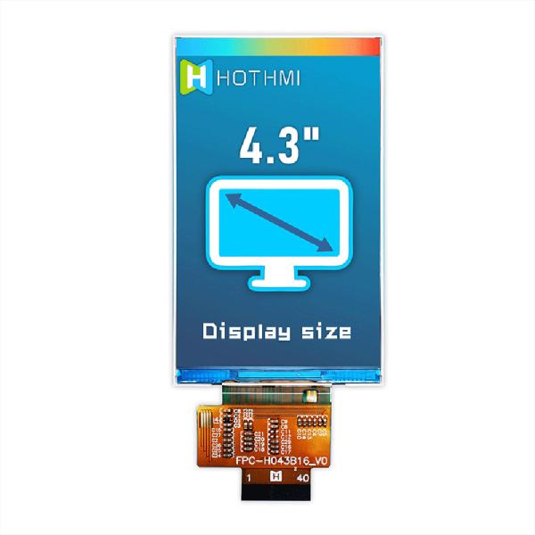 4.3 IPS TFT LCD | 480x800 MCU display | NT35510