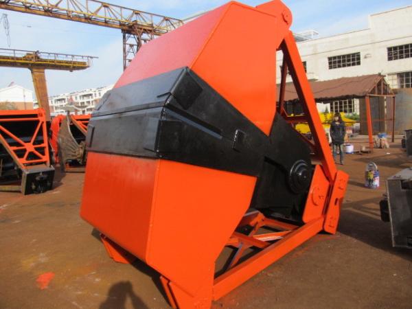 Double Rope Mechanical Crane Grab Bucket Customized Capacity