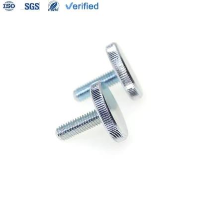 Parafusos de cabeza plana de gran tamaño tipo-2 ajuste manual personalizado parafusos de acero carbono azul zinc paquete peso bruto 10.000 kg