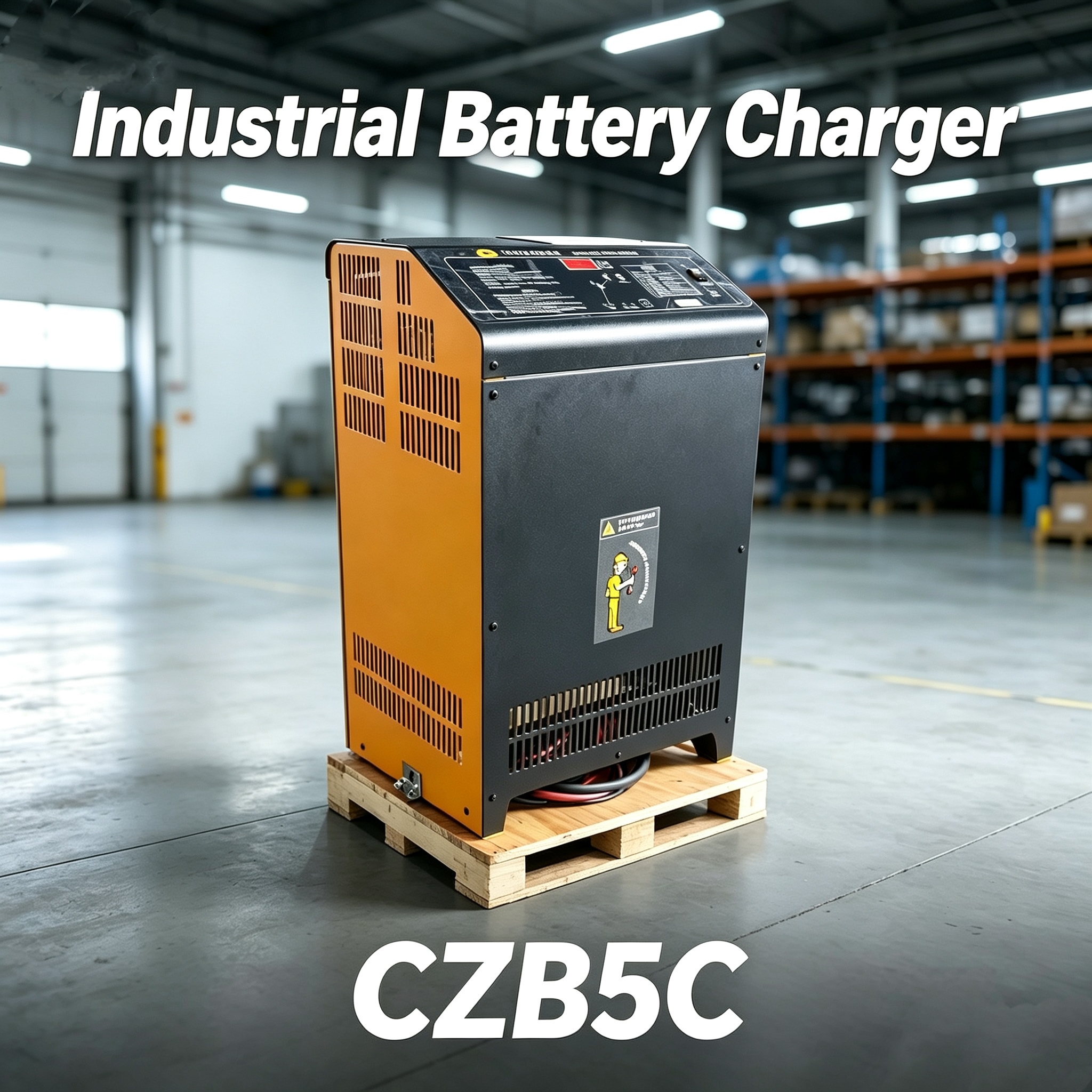 80A 48 Volt Electric Forklift Battery Charger , Industrial Battery And Charger