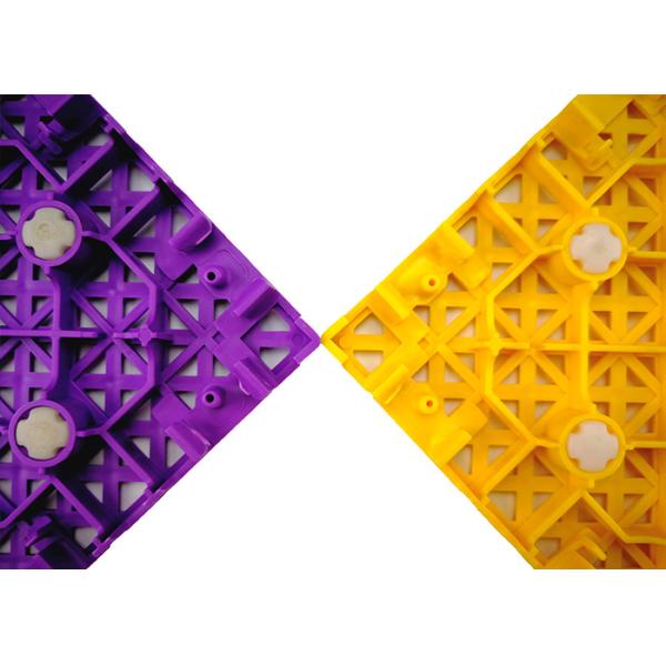 Pure PP Multifunctional Modular Sports Flooring Anti Fade Weather Resistant Durable